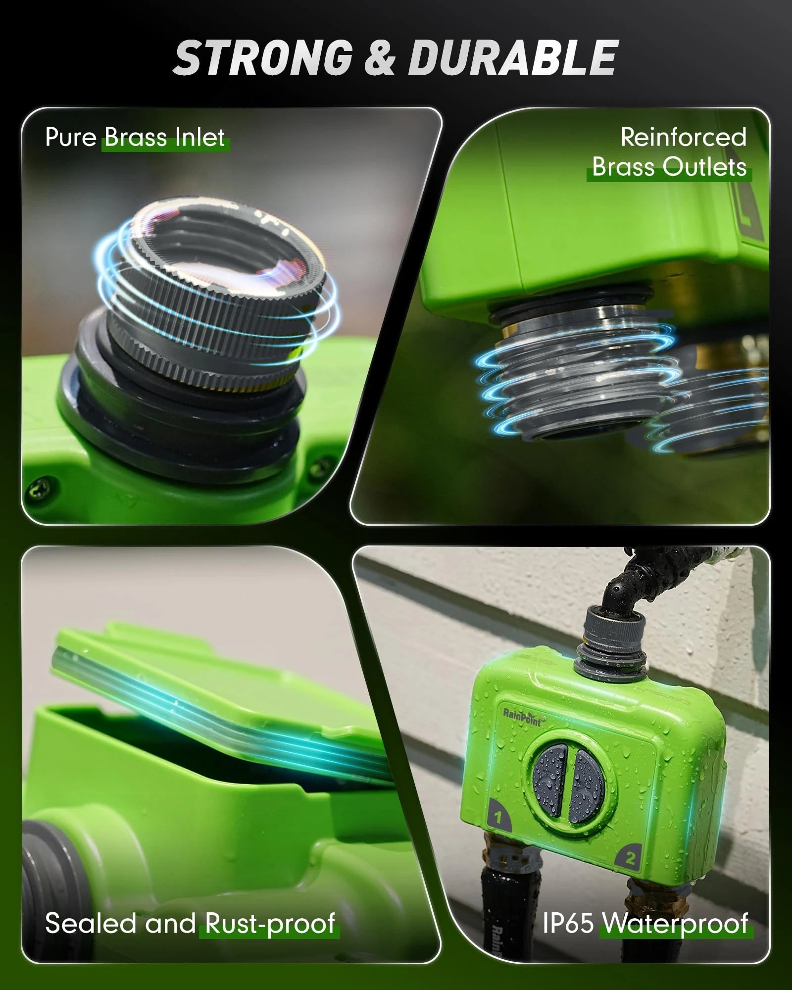 Rainpoi 2-zone wifi beregeningscomputer — productbeeld