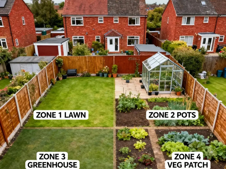 How to Plan a Four-Zone Garden Watering System